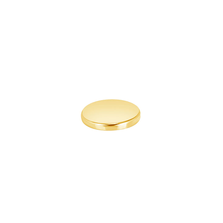USCJFN001 | 13.0 x 1.0 mm yellow gold die-struck flat bezel design base for stones, photos and custom jewelry, view 2 | US Certified Jewelry #size_uscjfn001-13-0-x-1-0-mm