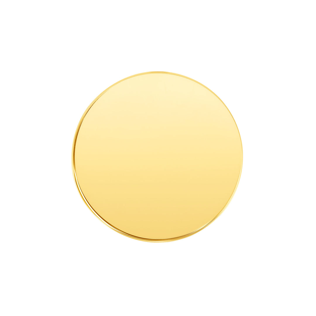 USCJFN0010 | 27 x 2.3 mm yellow gold die-struck flat bezel design base for stones, photos and custom jewelry, view 3 | US Certified Jewelry #size_uscjfn0010-27-0-x-2-3-mm