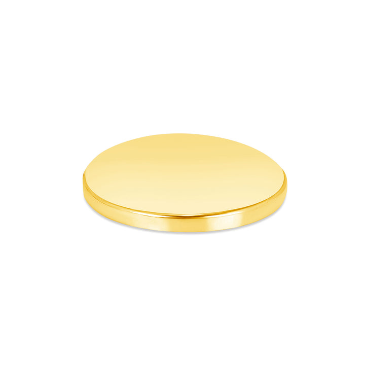 USCJFN0011 | 27.5 x 2.0 mm yellow gold die-struck flat bezel design base for stones, photos and custom jewelry, view 2 | US Certified Jewelry #size_uscjfn0011-27-5-x-2-0-mm