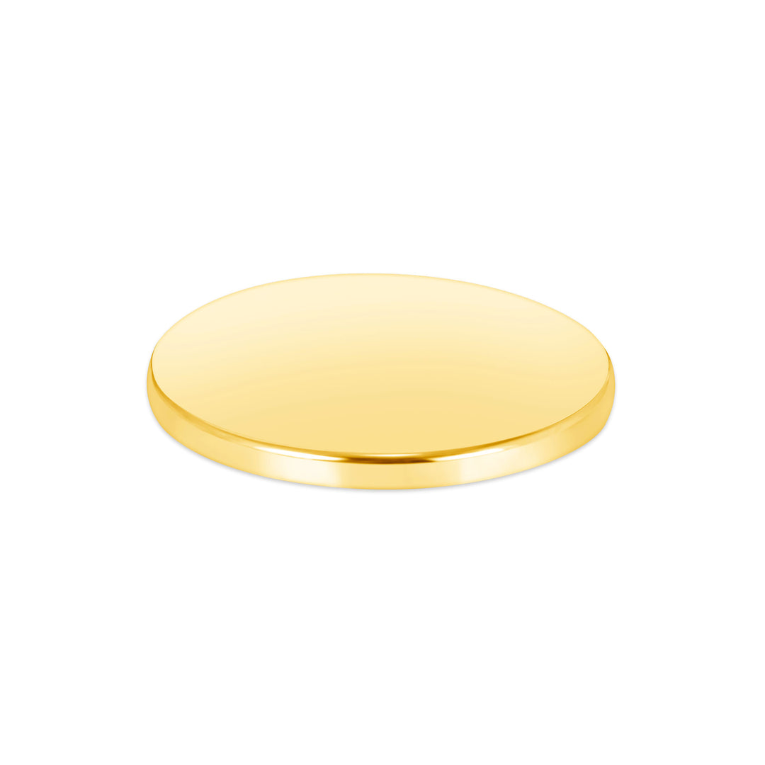 USCJFN0012 | 29 x 2.0 mm yellow gold die-struck flat bezel design base for stones, photos and custom jewelry, view 2 | US Certified Jewelry #size_uscjfn0012-29-0-x-2-0-mm
