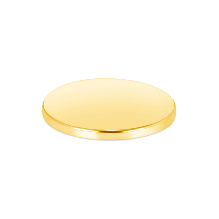 USCJFN0012 | 29 x 2.0 mm yellow gold die-struck flat bezel design base for stones, photos and custom jewelry, view 2 | US Certified Jewelry #size_uscjfn0012-29-0-x-2-0-mm