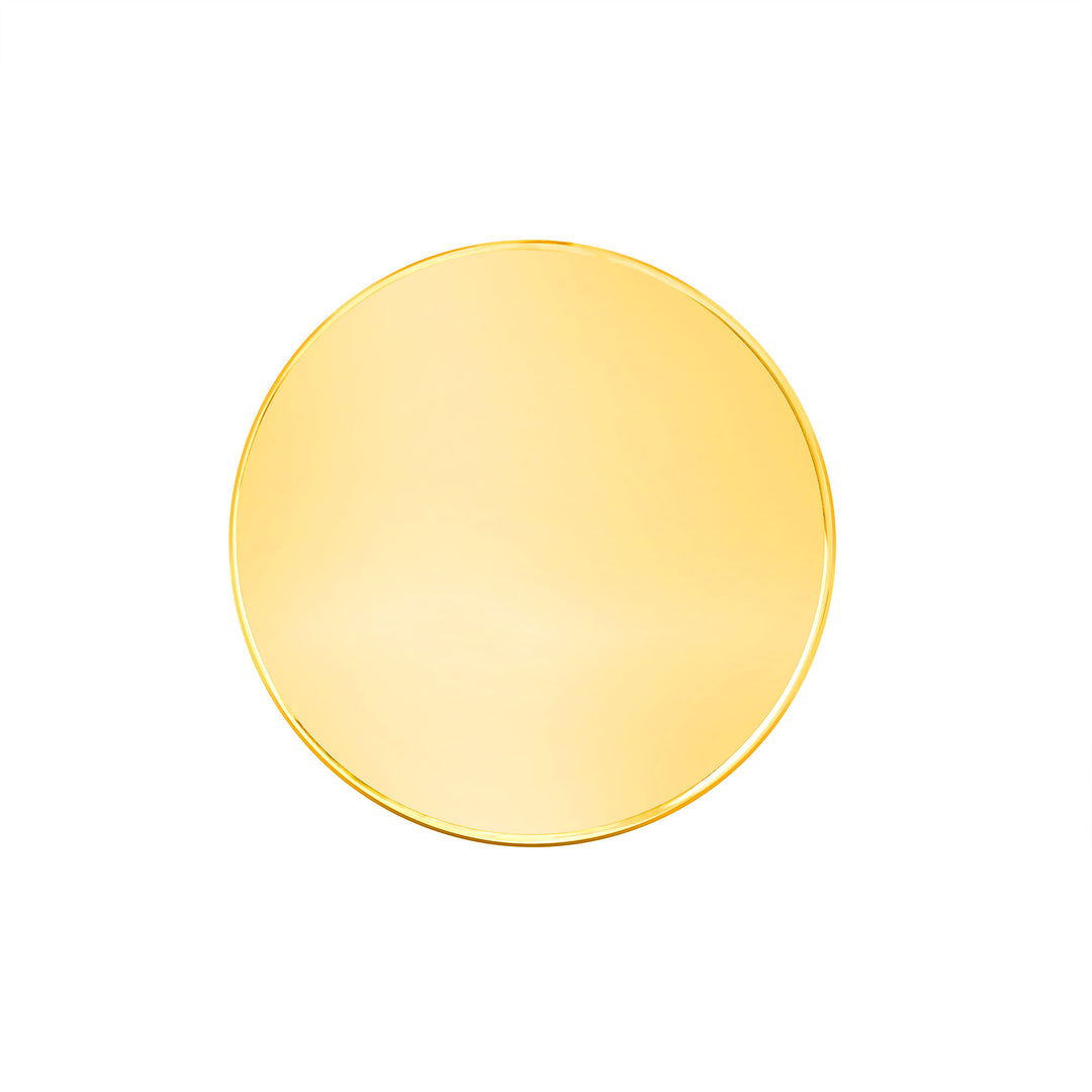 USCJFN0012 | 29 x 2.0 mm yellow gold die-struck flat bezel design base for stones, photos and custom jewelry, view 3 | US Certified Jewelry #size_uscjfn0012-29-0-x-2-0-mm