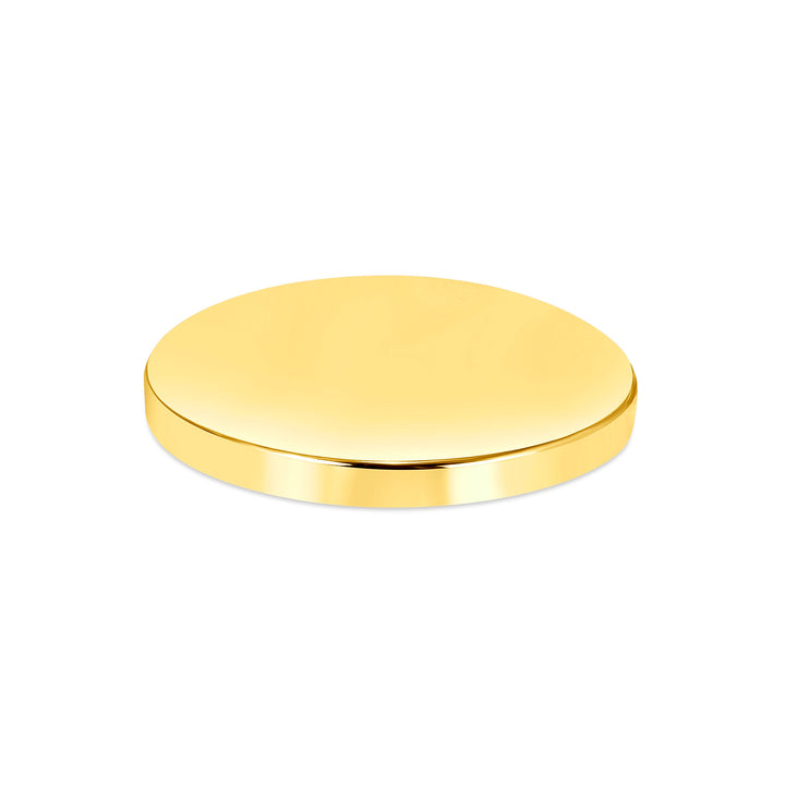 USCJFN0013 | 30 x 2.9 mm yellow gold die-struck flat bezel design base for stones, photos and custom jewelry, view 2 | US Certified Jewelry #size_uscjfn0013-30-0-x-2-9-mm