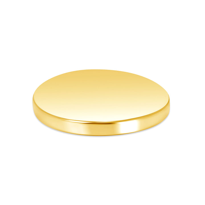 USCJFN0013B | 32.2 x 2.2 mm yellow gold die-struck flat bezel design base for stones, photos and custom jewelry, view 2 | US Certified Jewelry #size_uscjfn0013b-32-2-x-2-2-mm