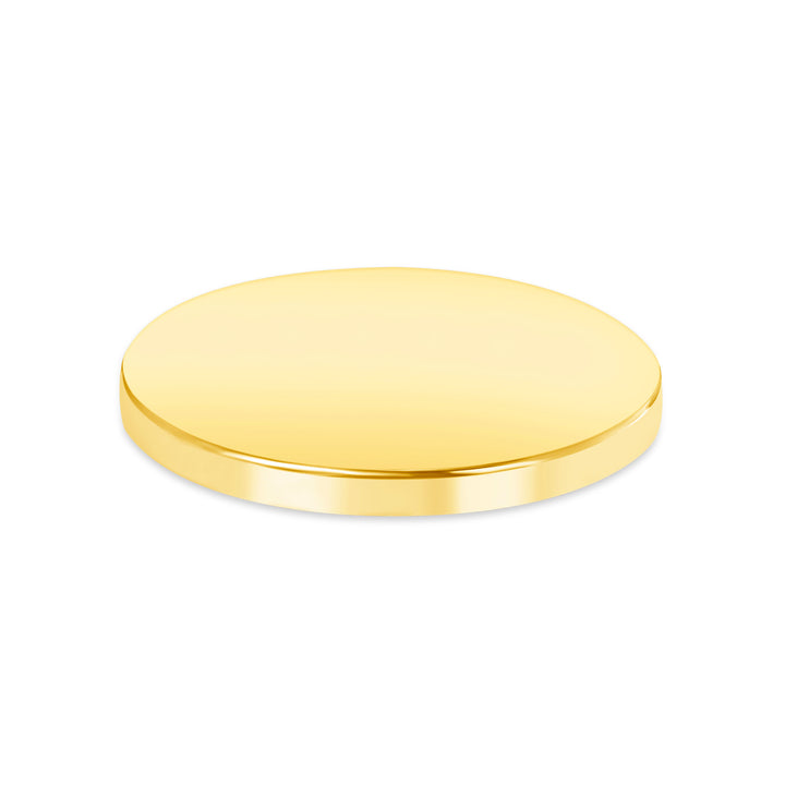 USCJFN0015 | 34.2 x 2.8 mm yellow gold die-struck flat bezel design base for stones, photos and custom jewelry, view 2 | US Certified Jewelry #size_uscjfn0015-34-8-x-2-8-mm