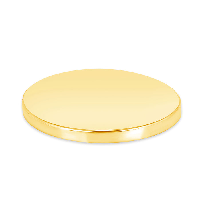 USCJFN0016 | 37 x 2.8 mm yellow gold die-struck flat bezel design base for stones, photos and custom jewelry, view 2 | US Certified Jewelry #size_uscjfn0016-37-0-x-2-8-mm