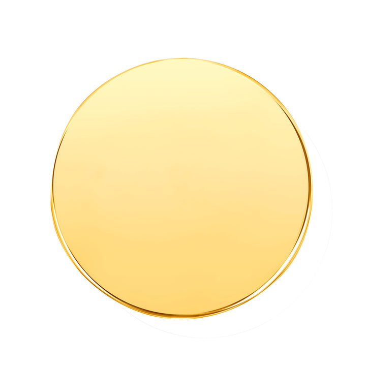 USCJFN0016B | 39.8 x 0.8 mm yellow gold die-struck flat bezel design base for stones, photos and custom jewelry, view 3 | US Certified Jewelry #size_uscjfn0016b-39-8-x-0-8-mm