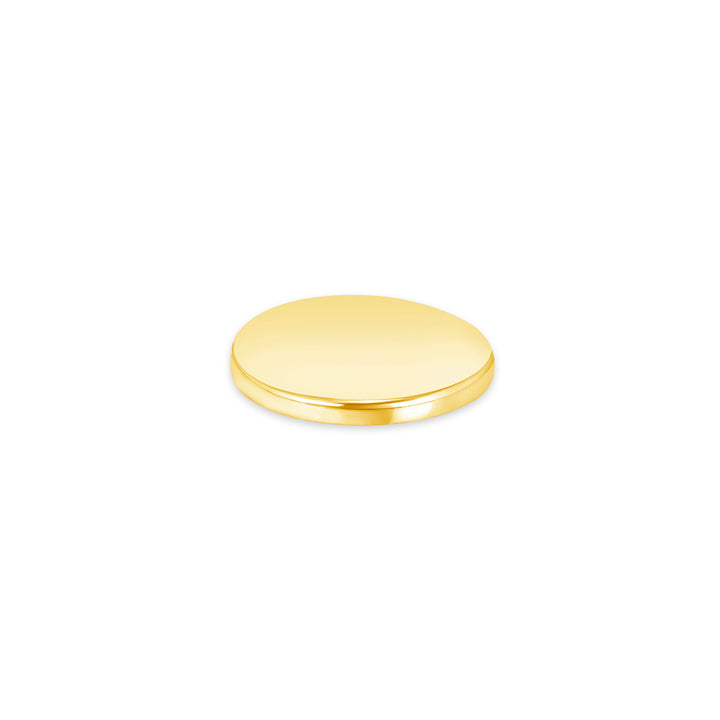 USCJFN004B | 16.1 x 2.0 mm yellow gold die-struck flat bezel design base for stones, photos and custom jewelry, view 2 | US Certified Jewelry #size_uscjfn004b-16-1-x-2-0-mm