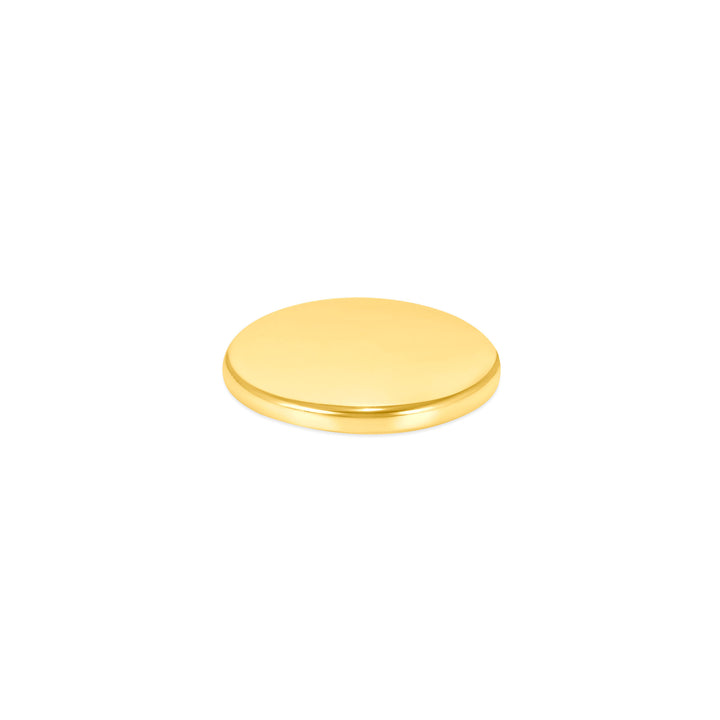 USCJFN005 | 17.9 x 1.3 mm yellow gold die-struck flat bezel design base for stones, photos and custom jewelry, view 2 | US Certified Jewelry #size_uscjfn005-17-9-x-1-3-mm