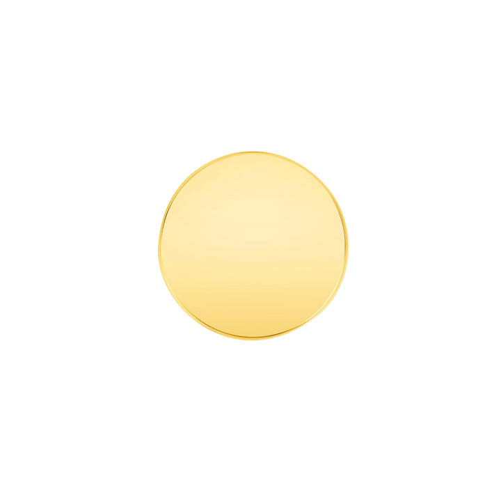 USCJFN005 | 17.9 x 1.3 mm yellow gold die-struck flat bezel design base for stones, photos and custom jewelry, view 3 | US Certified Jewelry #size_uscjfn005-17-9-x-1-3-mm