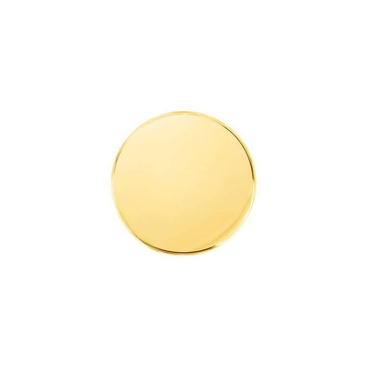USCJFN006 | 19.0 x 1.0 mm yellow gold die-struck flat bezel design base for stones, photos and custom jewelry, view 3 | US Certified Jewelry #size_uscjfn006-19-x-1-0-mm