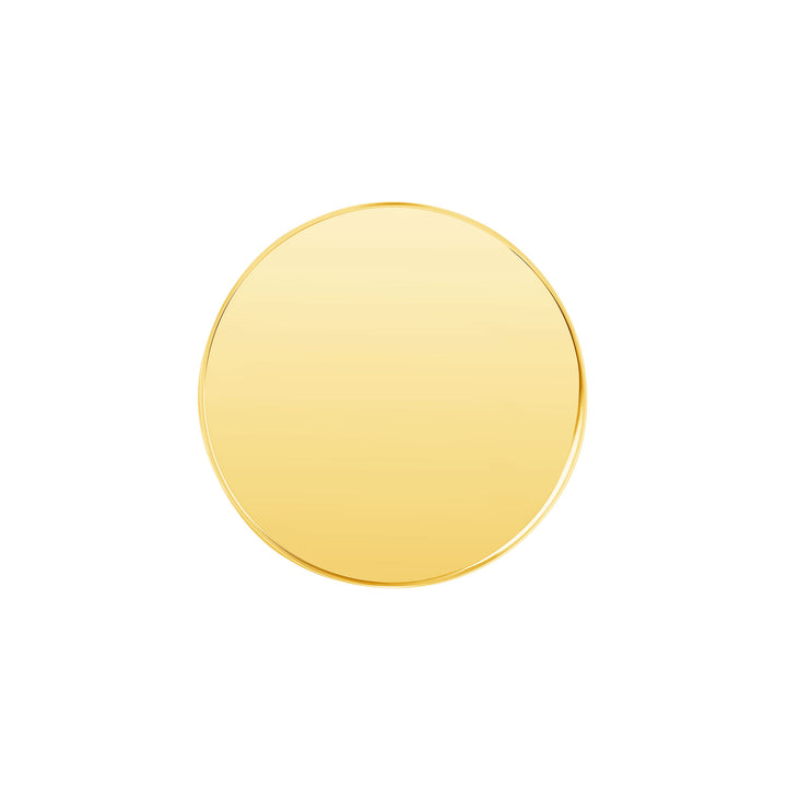 USCJFN009 | 22.6 x 1.6 mm yellow gold die-struck flat bezel design base for stones, photos and custom jewelry, view 3 | US Certified Jewelry #size_uscjfn009-22-6-x-1-6-mm