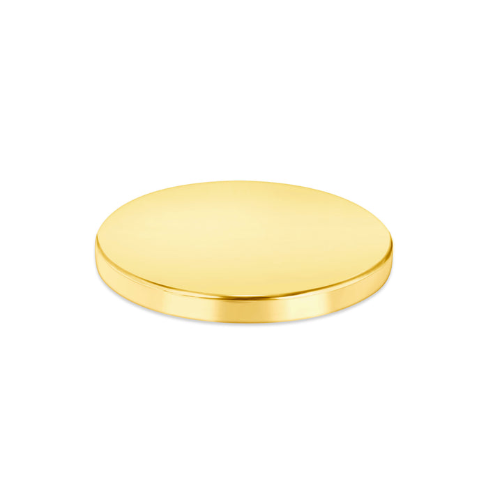 USCJFN009B | 25.2 x 2.4 mm yellow gold die-struck flat bezel design base for stones, photos and custom jewelry, view 2 | US Certified Jewelry #size_uscjfn009b-25-4-x-2-4-mm